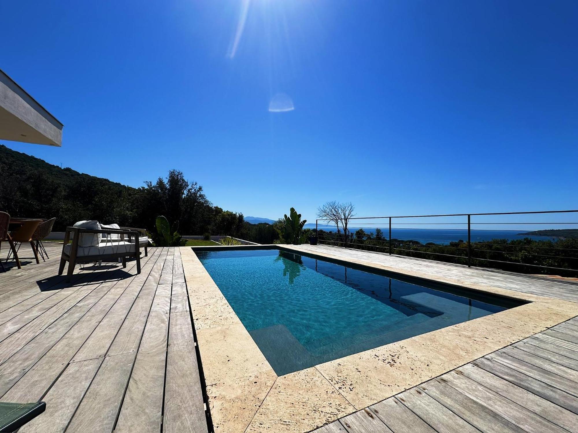 Villas De Standing Avec Magnifique Vue Mer Et Piscines Privees, Sagone Sagone  Kültér fotó