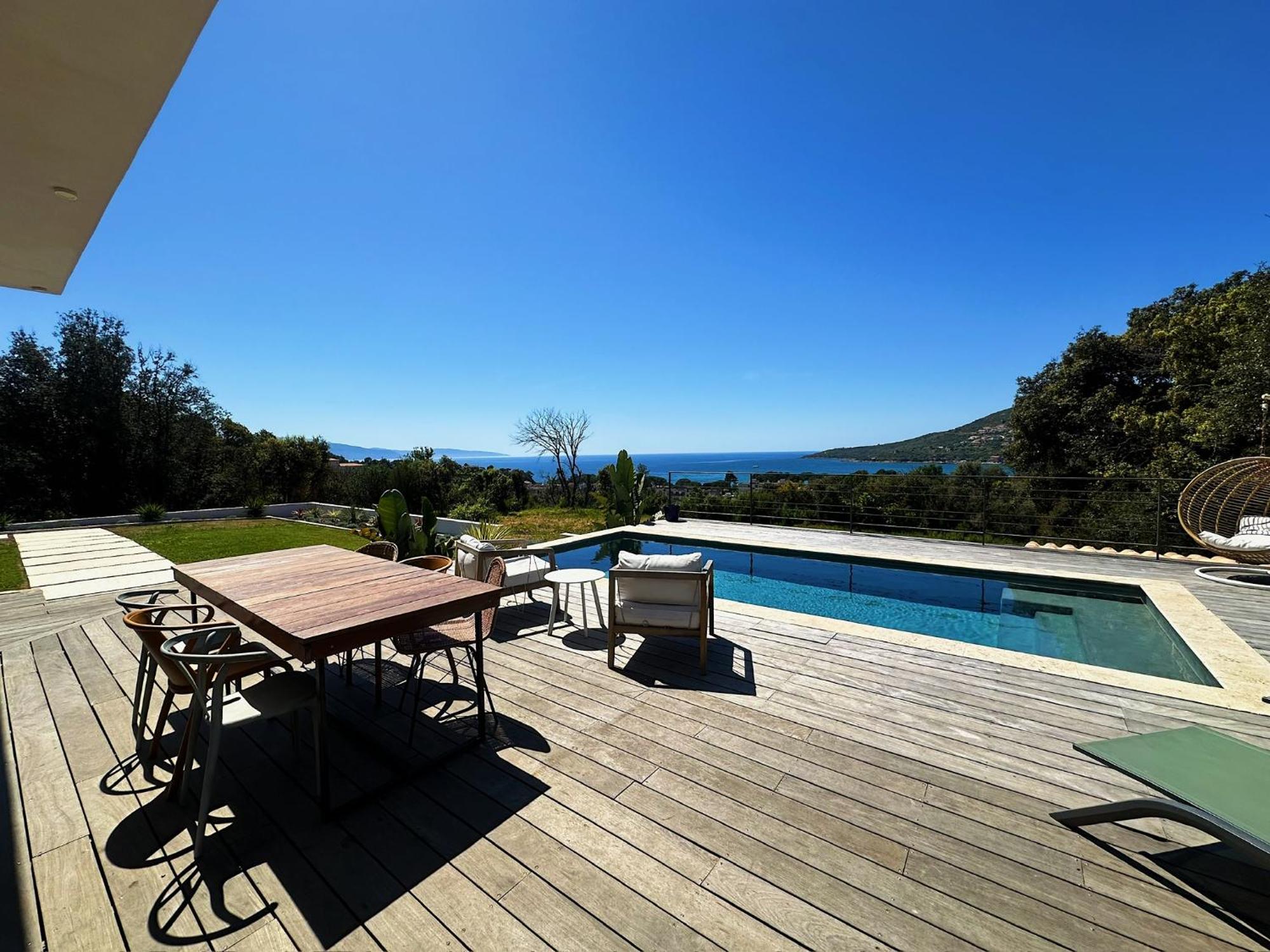 Villas De Standing Avec Magnifique Vue Mer Et Piscines Privees, Sagone Sagone  Kültér fotó